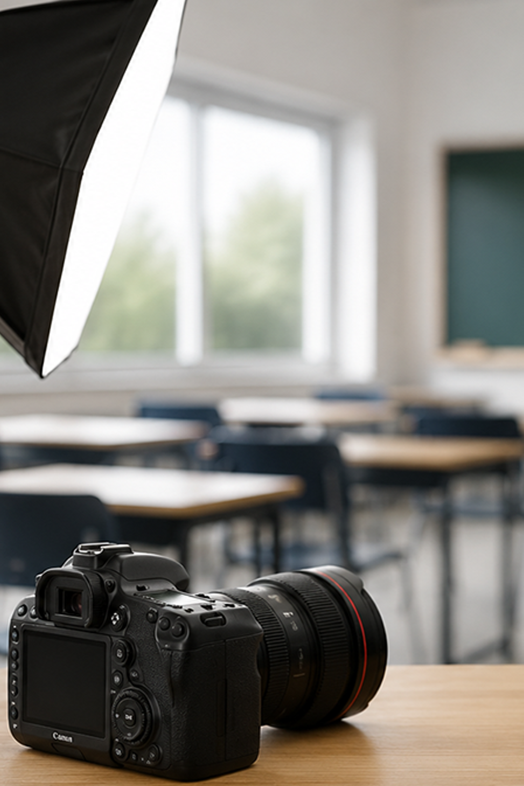 Produção de fotografia e vídeo profissional na escola